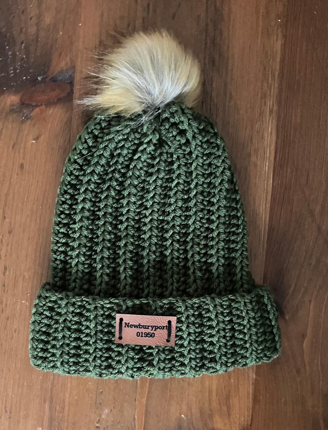 Dark Olive Newburyport Beanie (Adult)