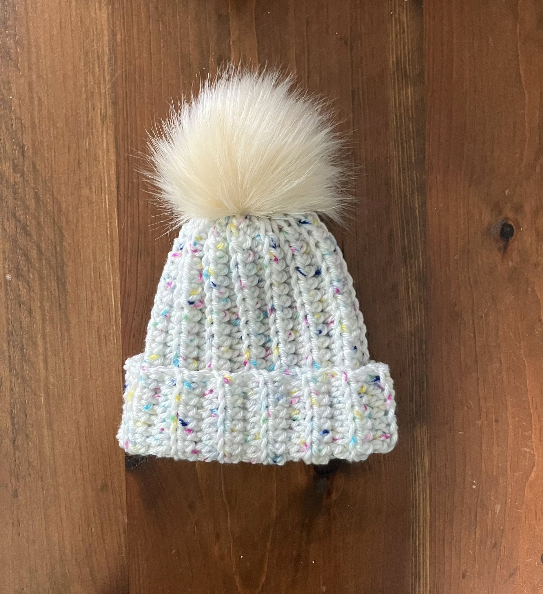 Fruit Salad Baby Beanie (0-3 months)