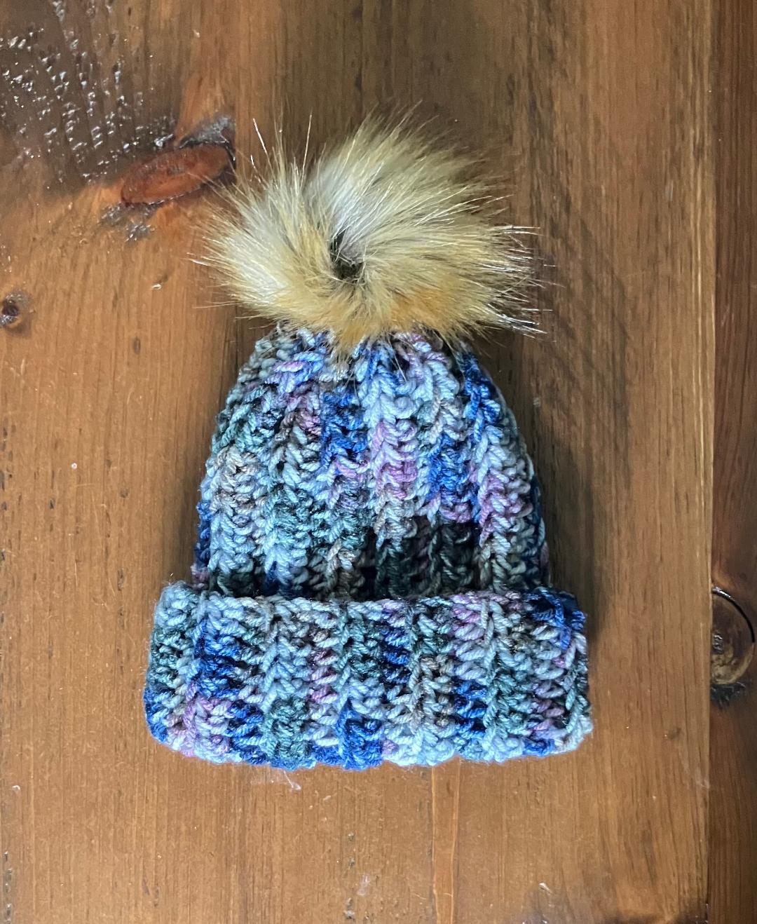 Galaxy Baby Beanie (0-3 months)