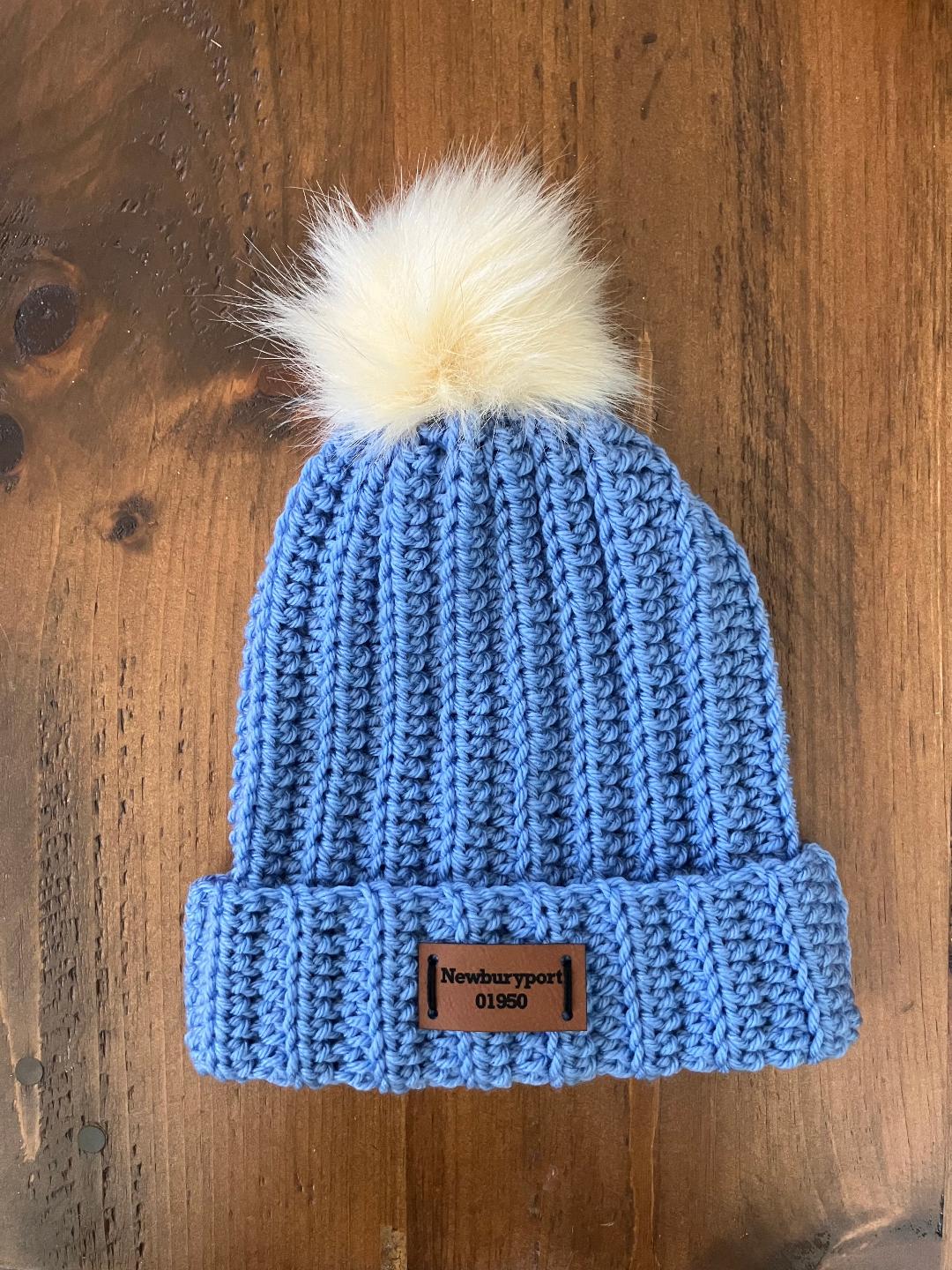 Medium Blue Newburyport Beanie (Adult)