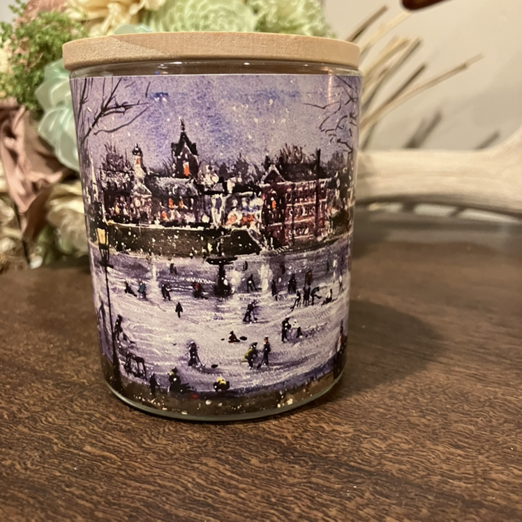 "Skating at the Mall" Candle
