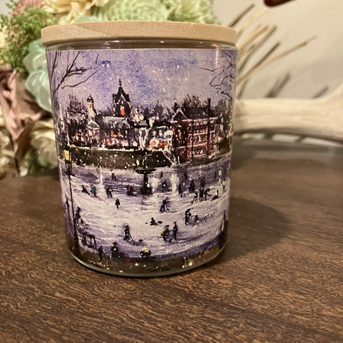 "Skating at the Mall" Candle