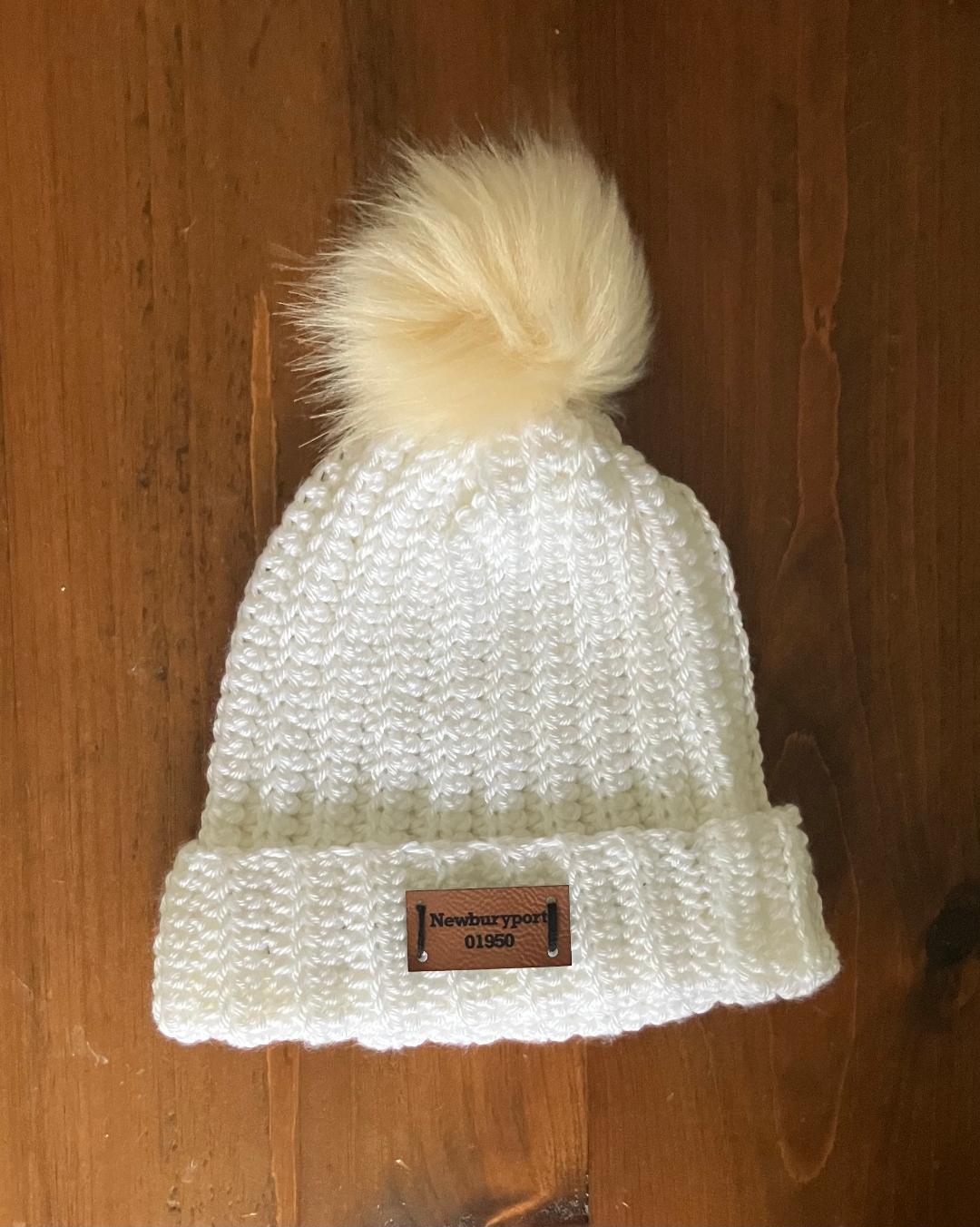 White Newburyport Beanie (Adult)