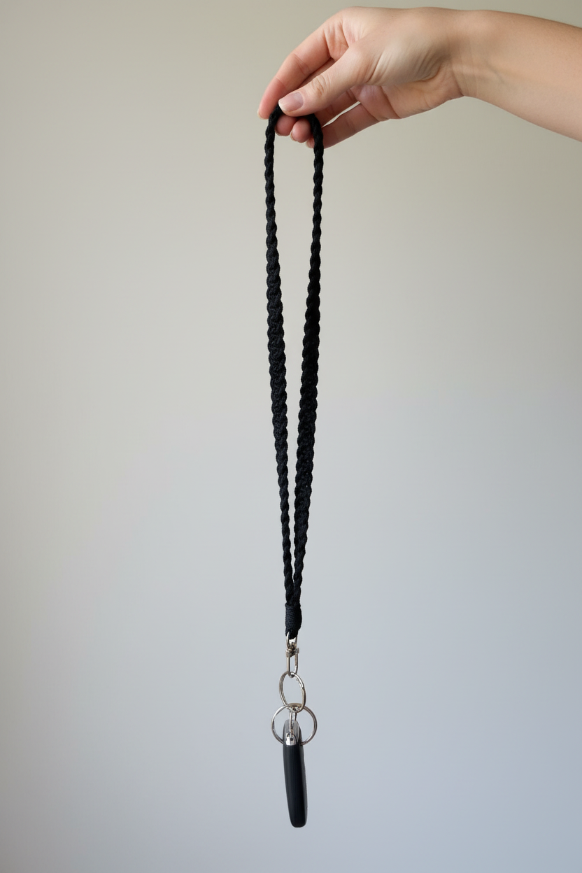 Black Lanyard - Hand Held