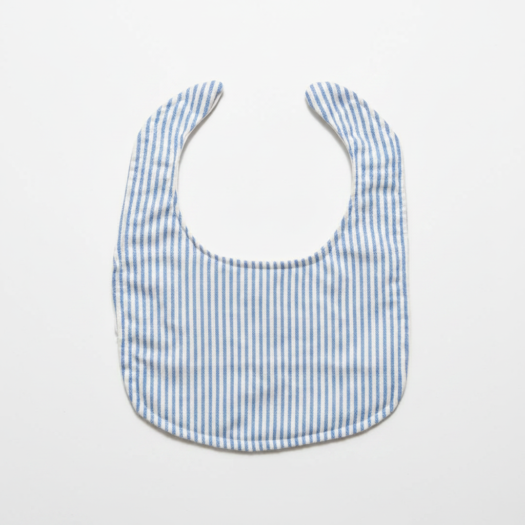Blue Striped Bib