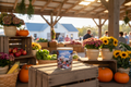 Cider Hill Farm candle inside a farm stand