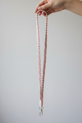 Light Pink Macrame Lanyard - Hand Held