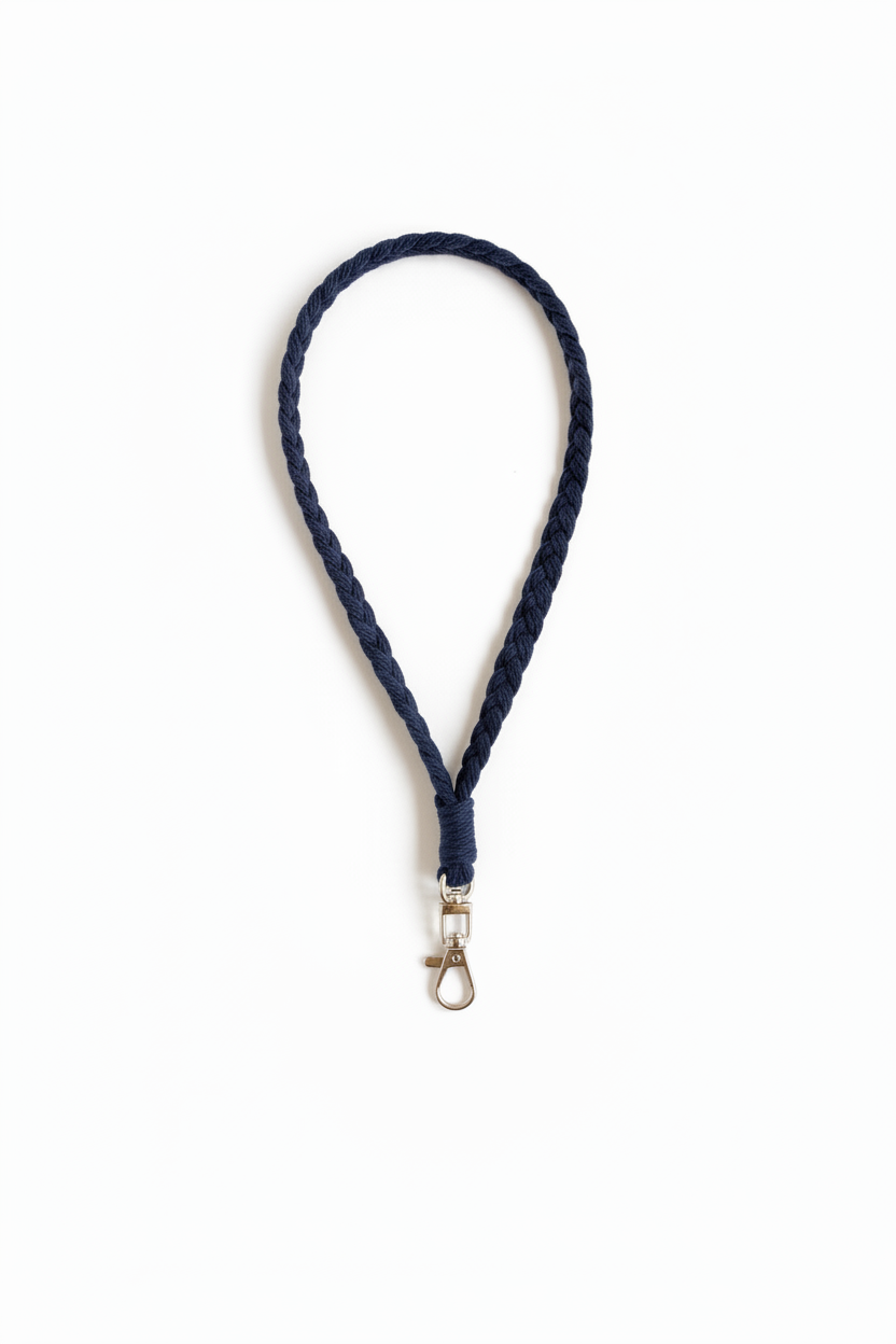Navy Lanyard - Vertical