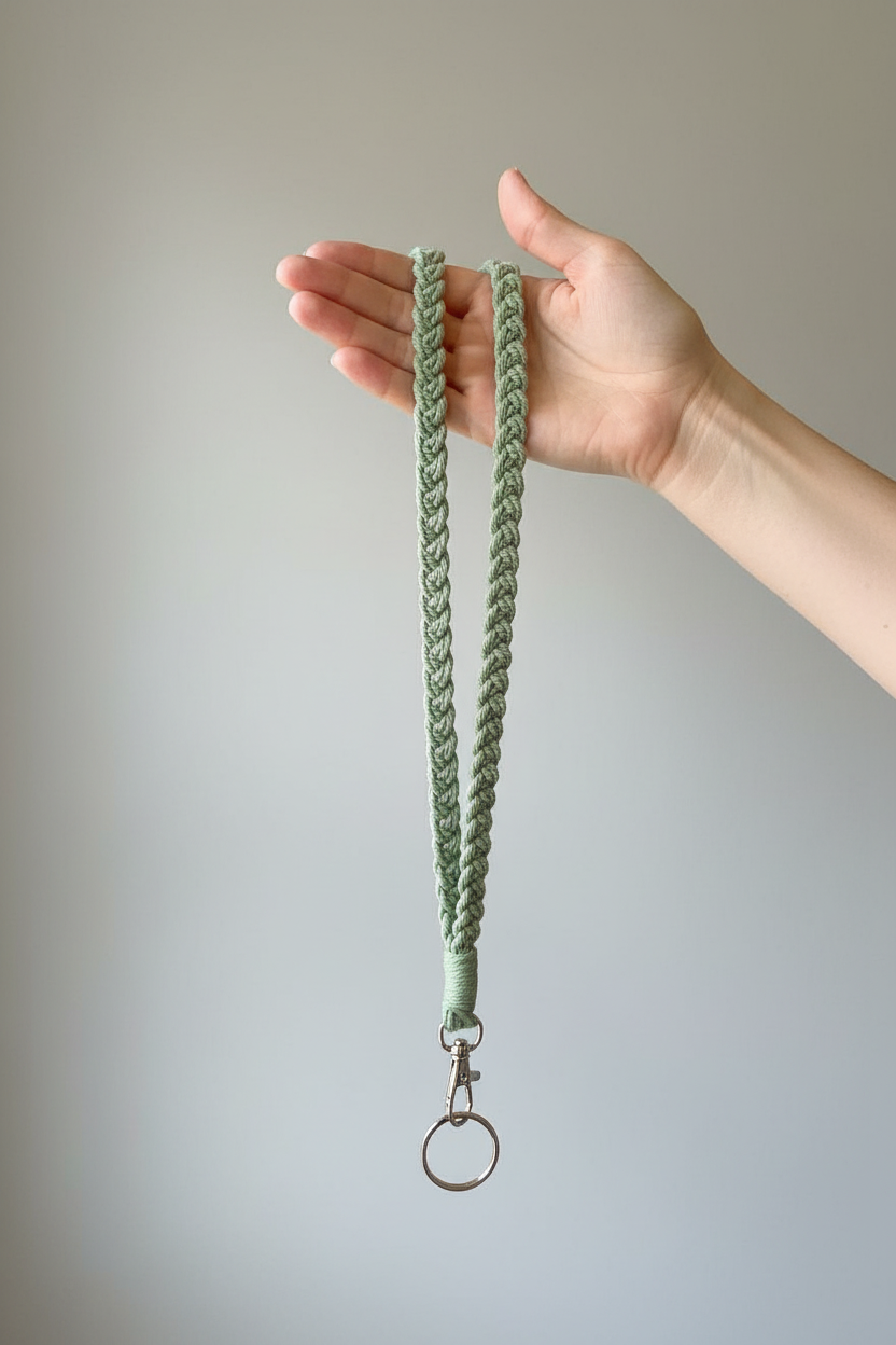 Sage Green Lanyard - Hand Held